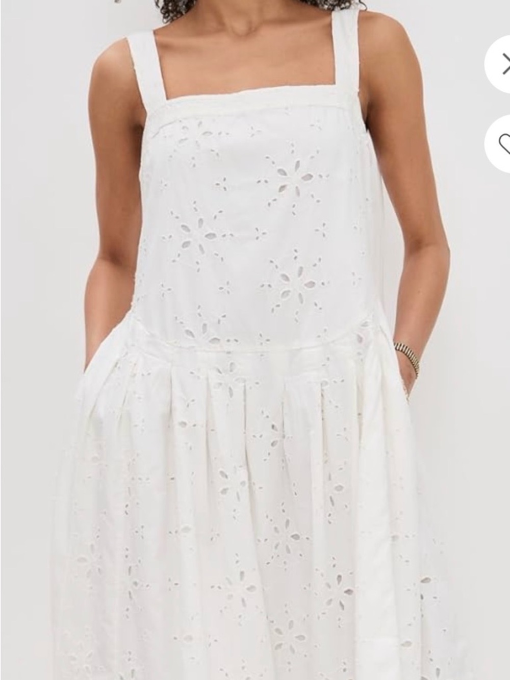 Free people primavera eyelet midi dress
